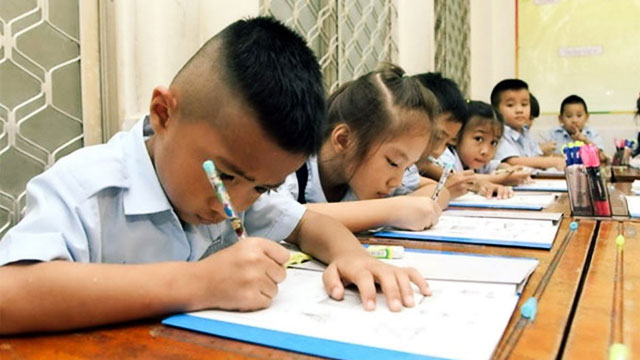 베트남의 한 초등학교