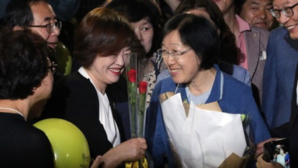 한명숙 전 총리, 오늘 새벽 만기 출소