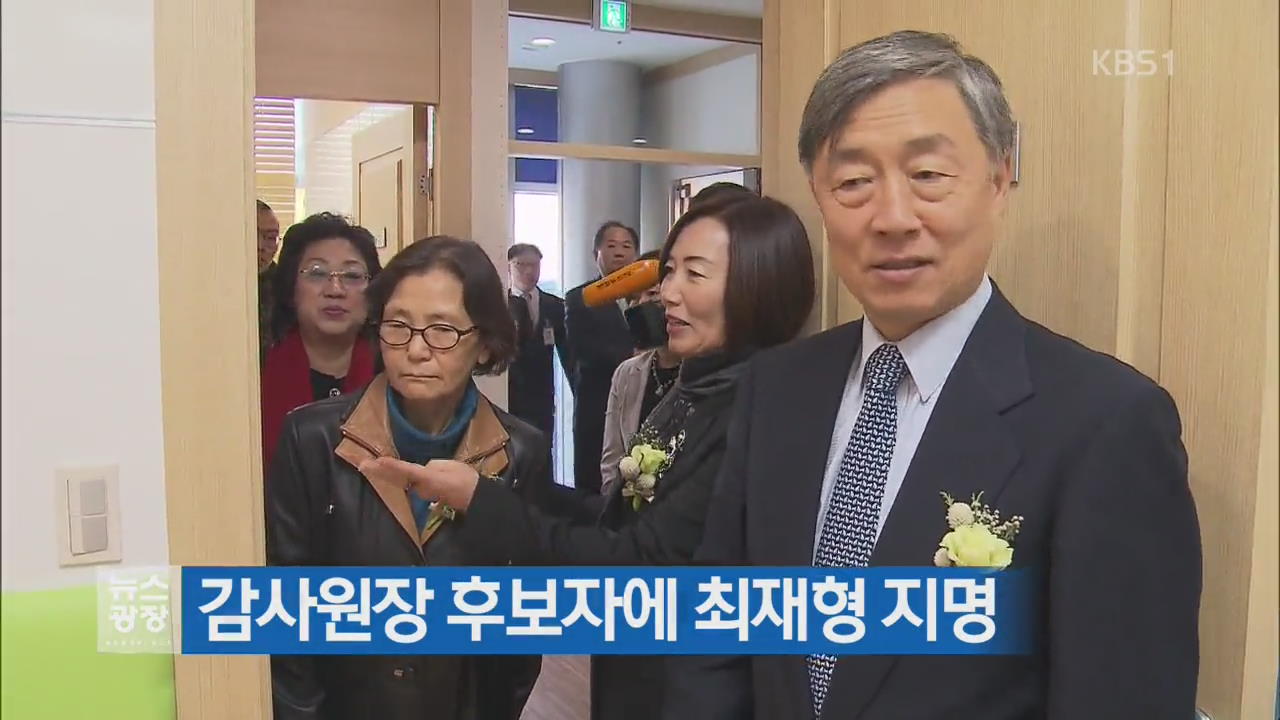 감사원장 후보자에 최재형 지명