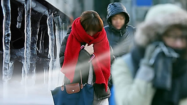 강원 한파주의보·전국 ‘꽁꽁’…서해·동해 ‘눈발’
