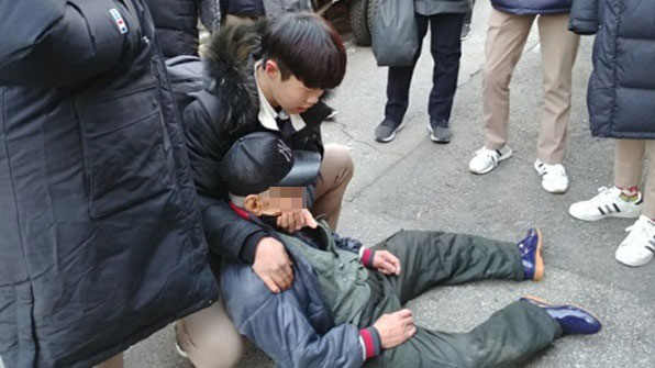 한파 속 어르신 구한 중학생들, “참 잘 컸다” 칭찬 ‘훈훈’