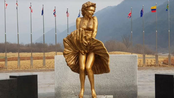 소양강 처녀가 마릴린 먼로?…‘동상 설치’ 논란 휩싸여