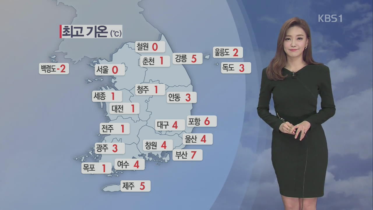 오늘 출근길도 ‘강추위’…서울 영하 8.5도