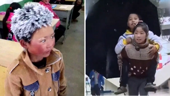 제2의 ‘눈송이 소년’?…中대륙 또 울린 9살 초등생의 사연은