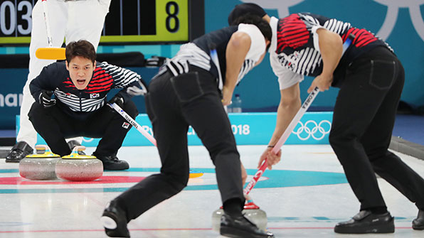 남자컬링, 다음 상대는 팀 랭킹 1위 스웨덴
