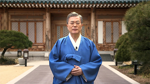 文대통령, 연휴 첫날 각계 각층 인사들에 신년 인사…한-노르웨이 정상회담ㅎ