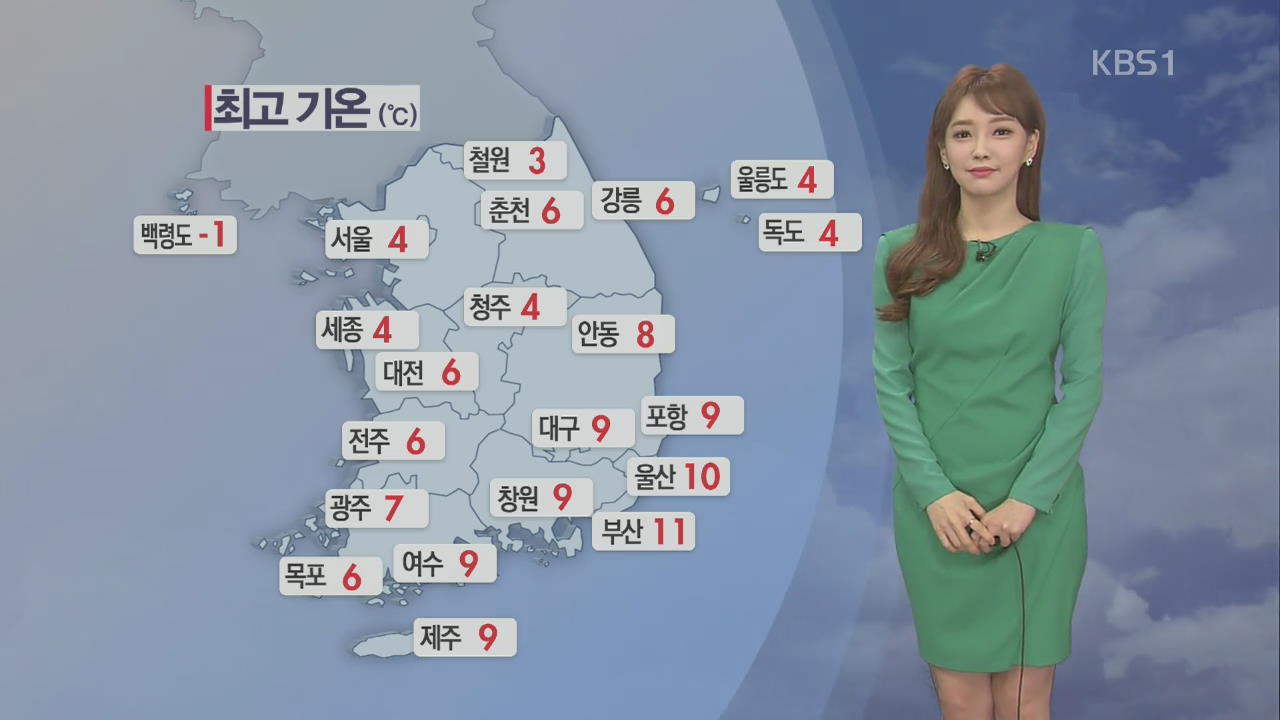 남부 오전 미세먼지 ‘나쁨’…설연휴 무난한 날씨