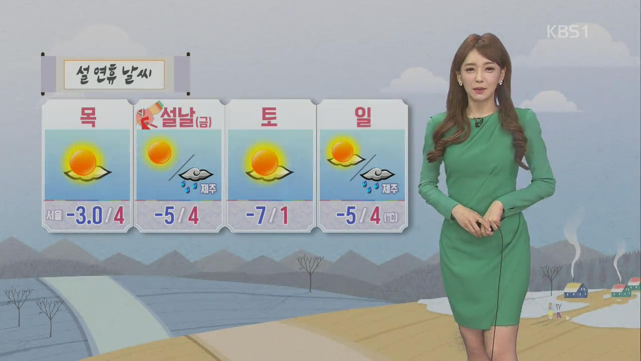 남부 오전 미세먼지 ‘나쁨’…설연휴 무난한 날씨