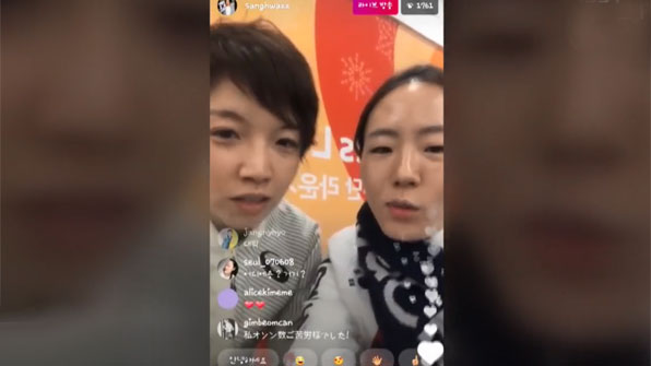 이상화·고다이라 ‘깜짝 생방송’ 화제…평창은 ‘SNS 올림픽’