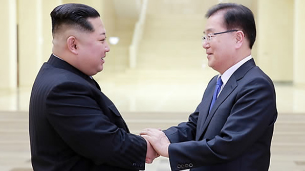 김정은, 특사단 접견후 2주째 언론보도 활동 없어