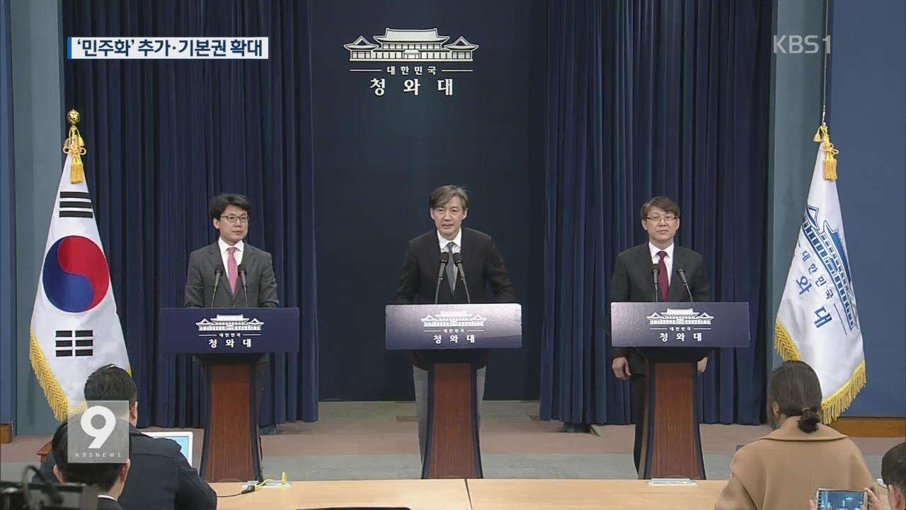 헌법 전문에 5.18, 6.10항쟁 추가…노동권 등 대폭 강화