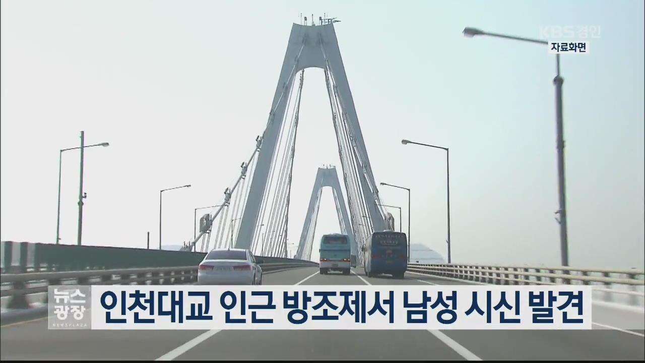 인천대교 인근 방조제서 남성 시신 발견