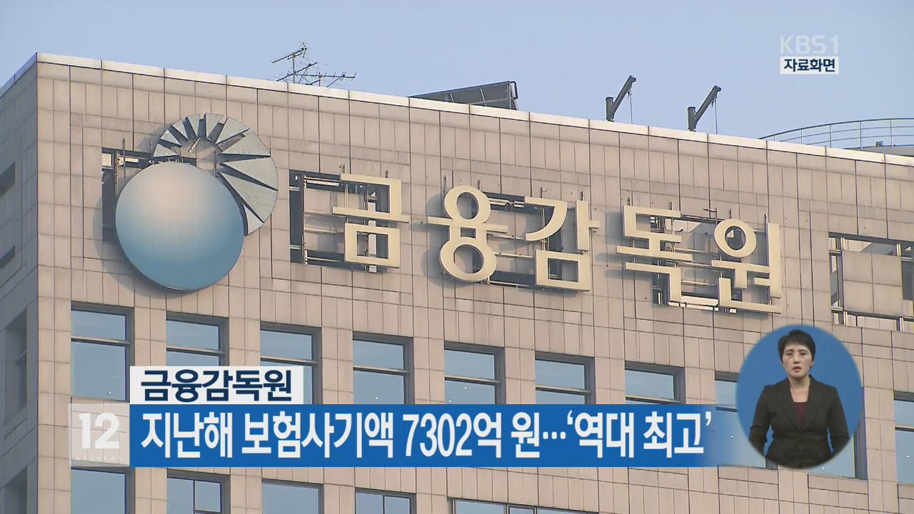 금융감독원, 지난해 보험사기액 7302억 원…‘역대 최고’