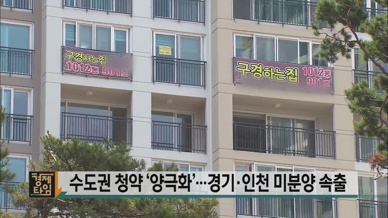 수도권 청약 ‘양극화’…경기·인천 미분양 속출