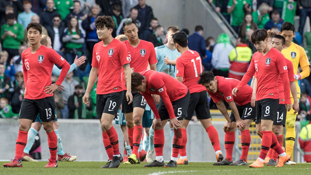 월드컵 출격 앞둔 한국 축구, 5월 FIFA 랭킹 61위 유지