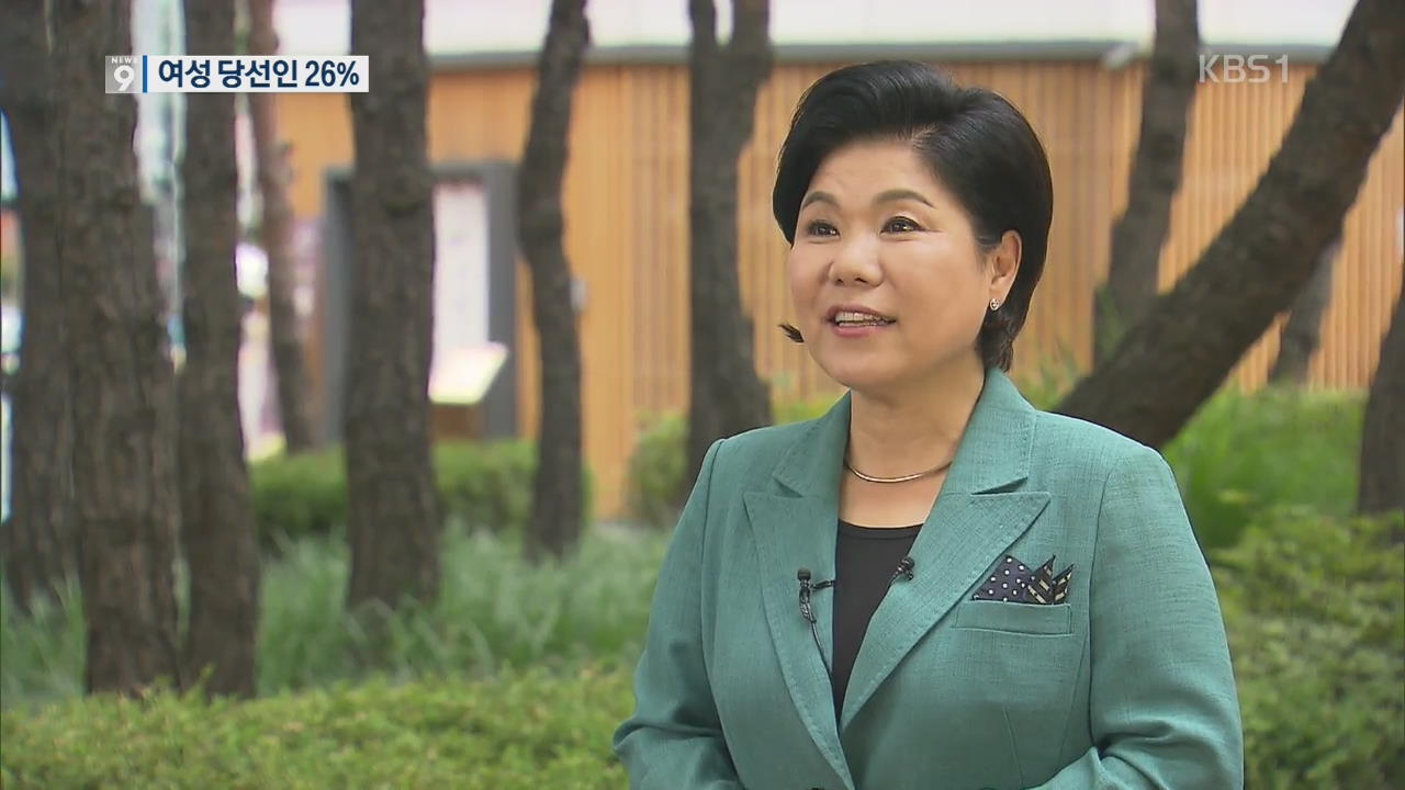유권자가 주목한 여성 당선인 26%…단체장은 8명