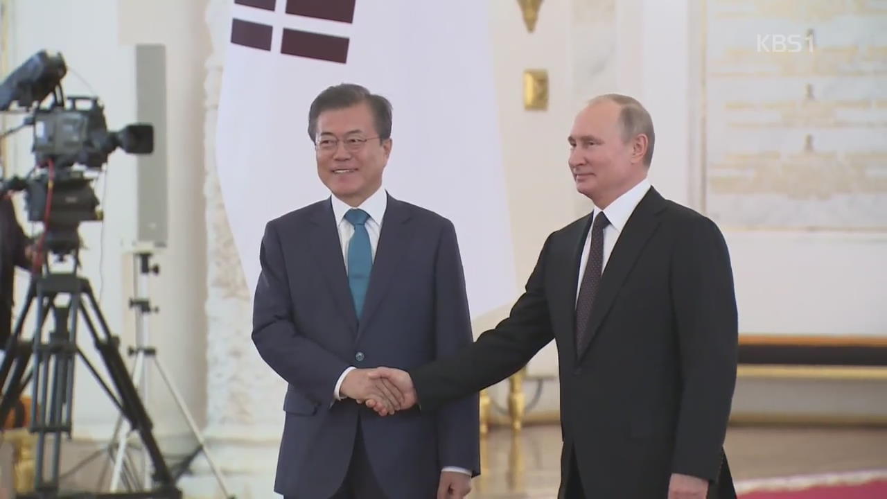 한러 정상회담 “한반도·동북아 평화·번영이 공동 목표”