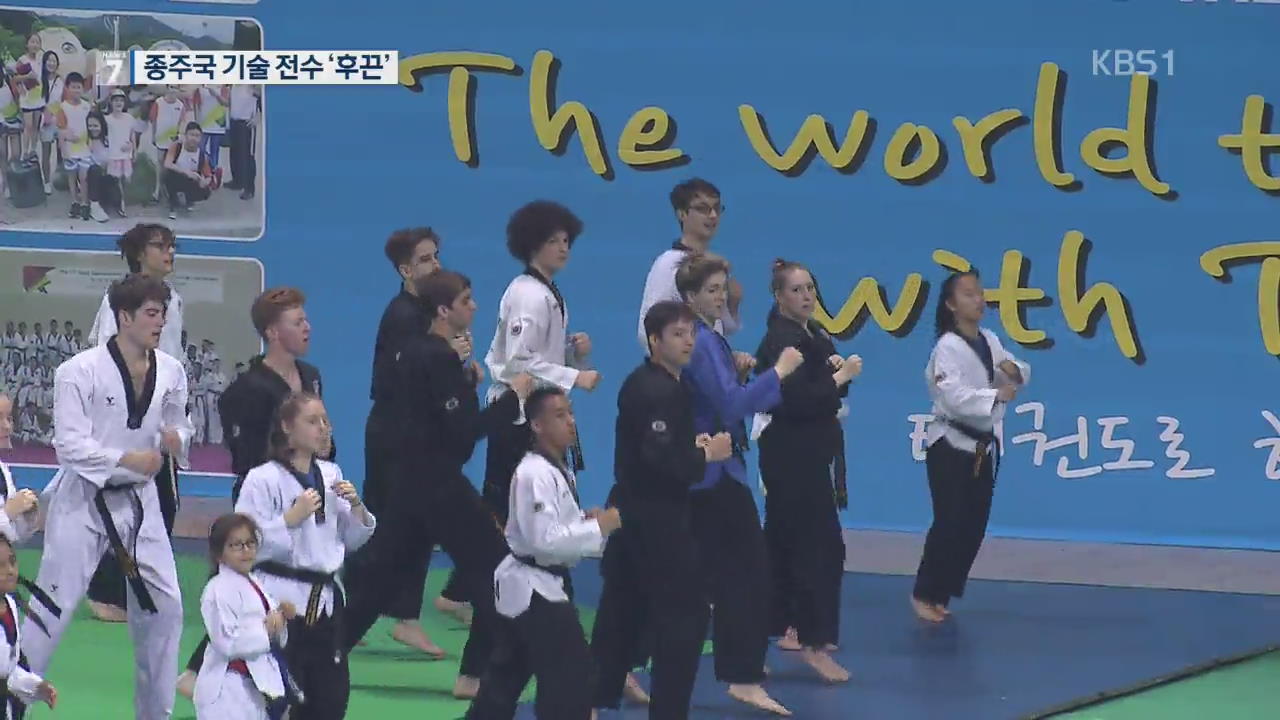 ‘역대 최대’ 태권도문화엑스포 개막…종주국 고수에게 배운다