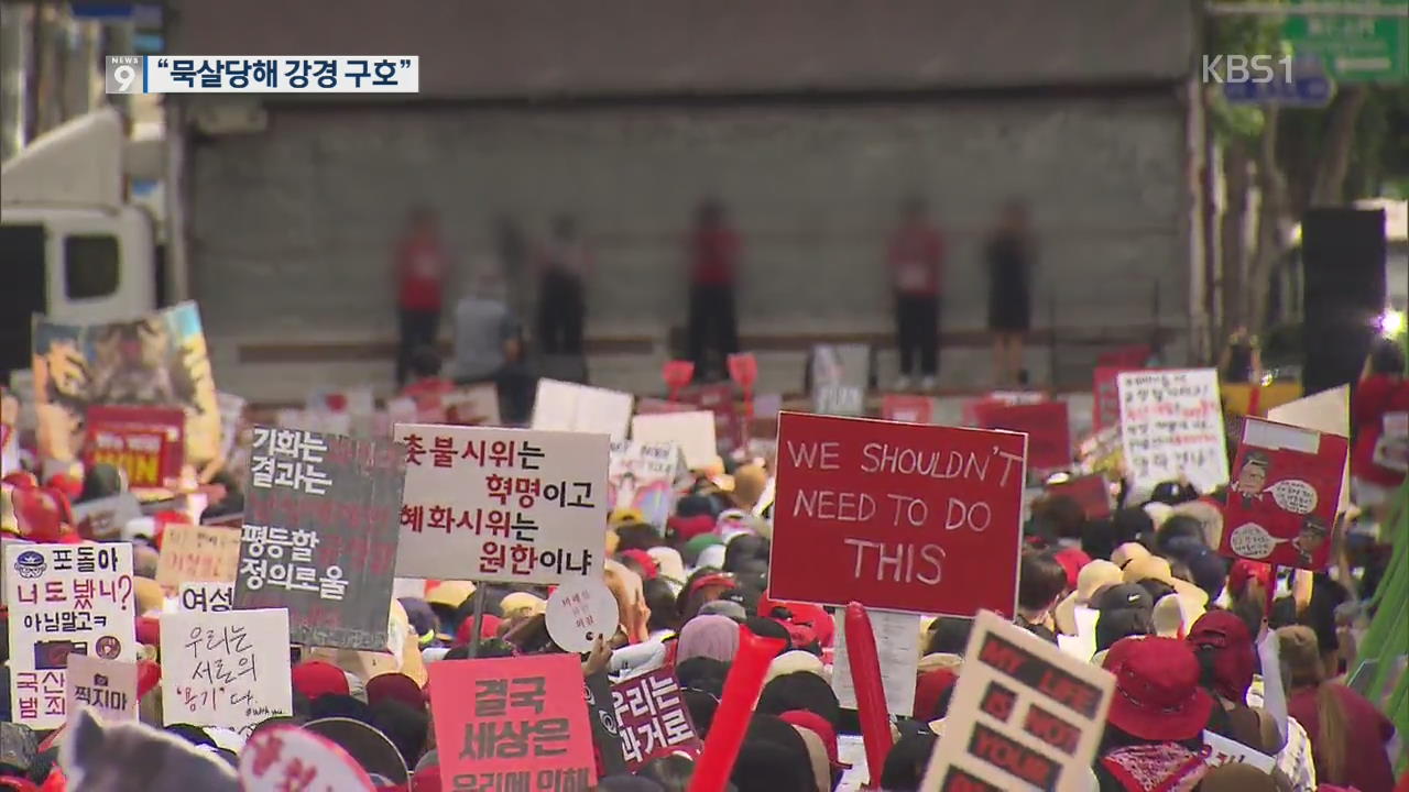 여성집회 운영진에게 묻는다…“혐오 표현, 공식 구호 아냐”