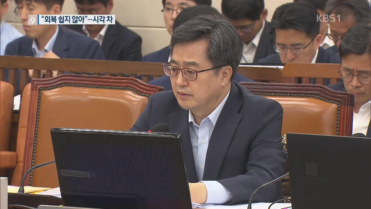 김동연 “고용, 빠른 회복 쉽지 않아”…장하성과 시각차