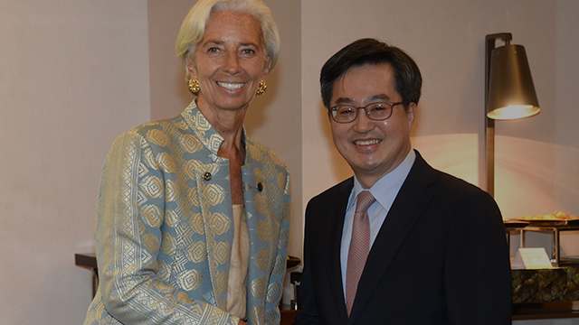 김동연 “北 개방에 적극적 역할 해달라”…IMF·WB에 요청