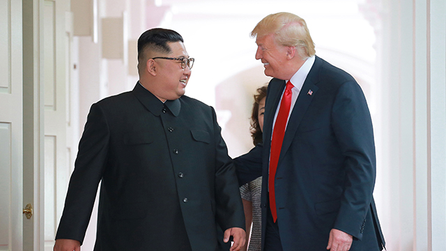 트럼프 “김정은과 관계 훌륭해…北문제 매우 잘 진행 중”