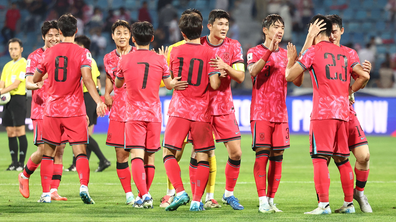 축구대표팀, 이재성-오현규 <br>연속골…요르단에 설욕 성공