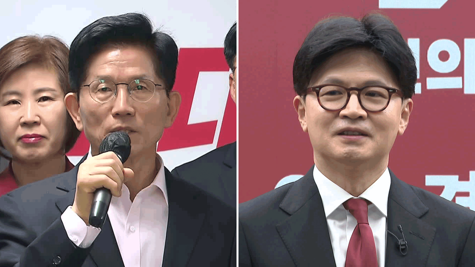 ‘홍·안’ 표심 흡수 총력…<br>정책·공약 승부도