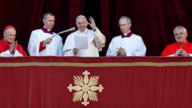 교황, 성탄메시지서 ‘분쟁 종식·세계 평화’ 염원