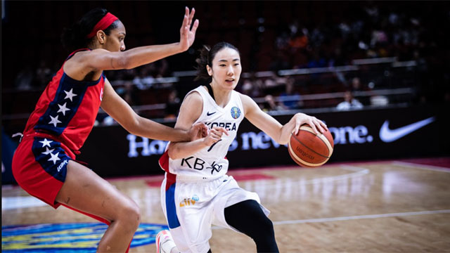 한국, 여자농구 월드컵 세계랭킹 1위 미국에 76점 차 패배