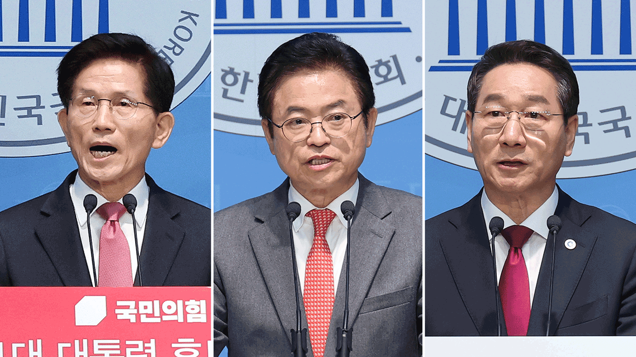 김문수, 공식 출마 선언…이철우·유정복 출사표