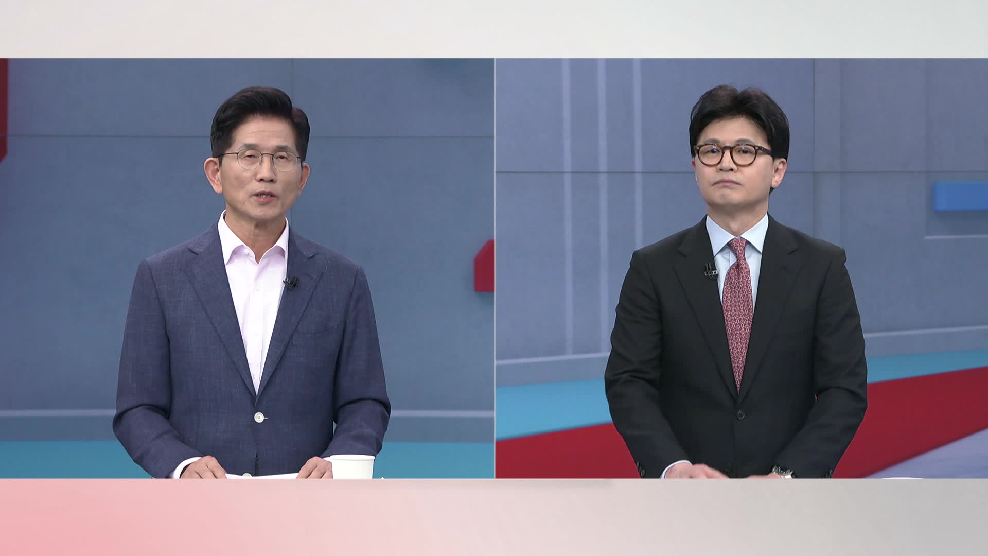 김문수·한동훈, 결선 토론…‘한덕수 단일화’ 놓고 신경전