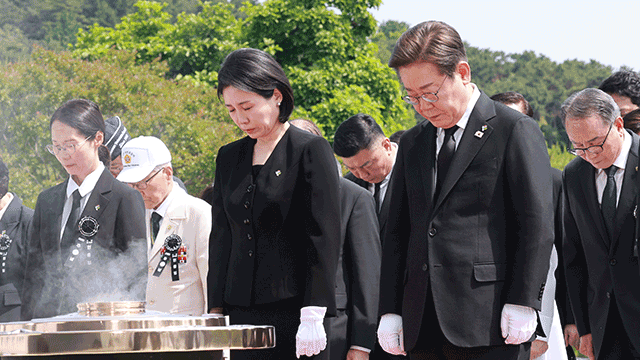 이재명 대통령, 현충일 추념식 참석…취임 후 첫 국가기념일 행사