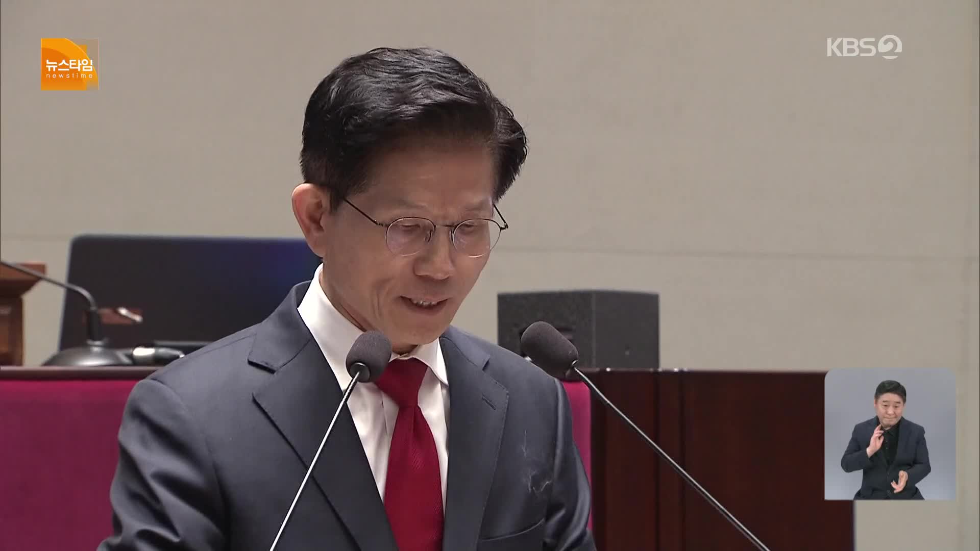 김문수, 국민의힘 의원총회 참석…오늘 단일화 여론조사 공개